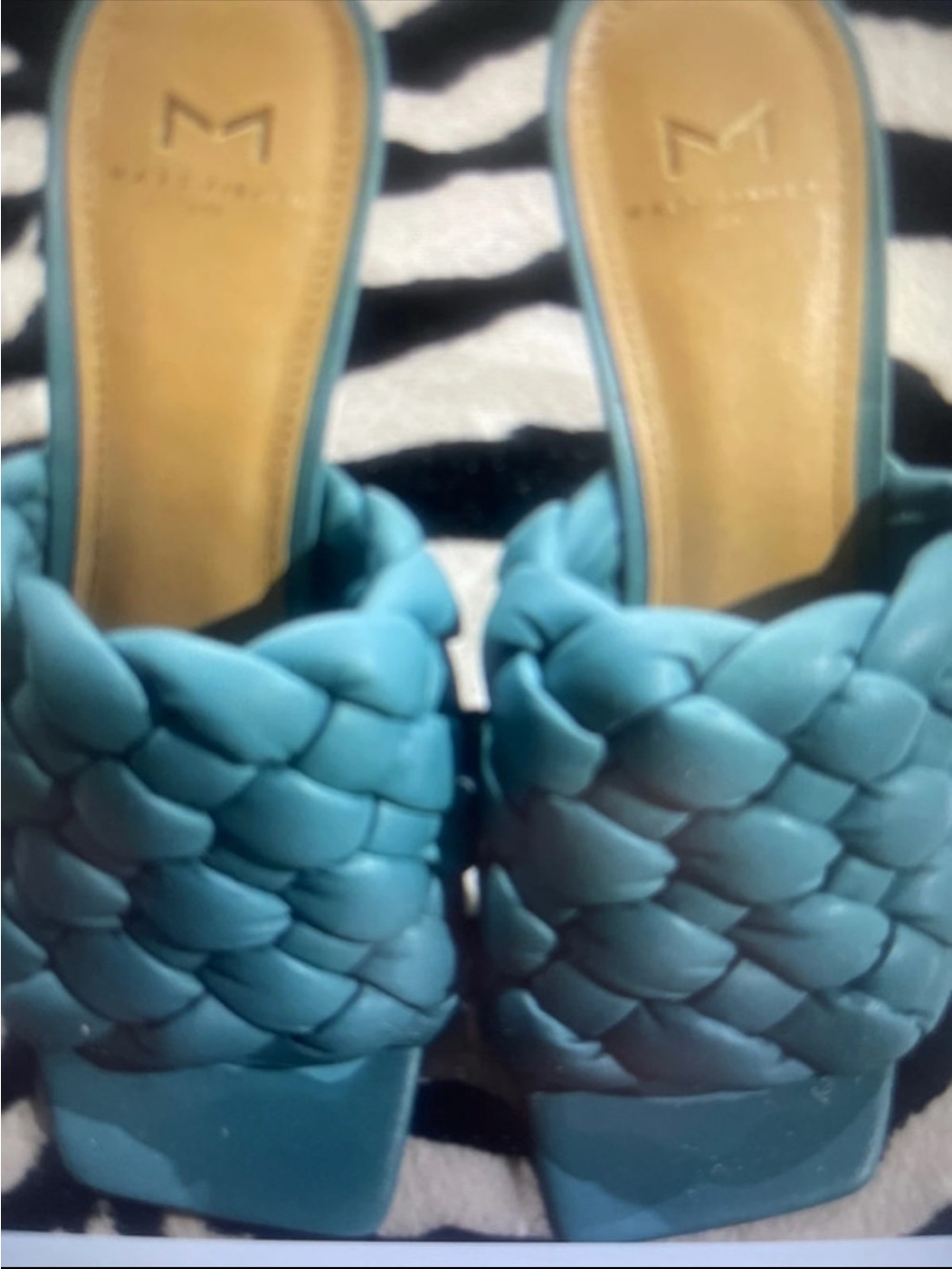 Marc Fisher Ltd NWT Dakina Braided Slides